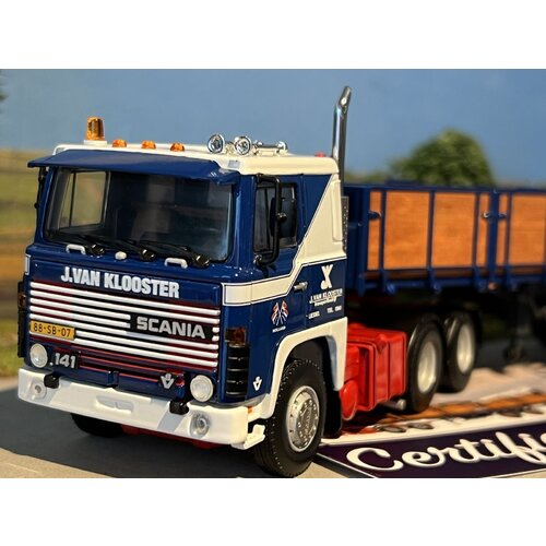 WSI WSI Scania 141 V8 met classic 3-as stenenoplegger J. van Klooster WSI WSI Scania 141 V8 met classic 3-as stenenoplegger J. van Klooster