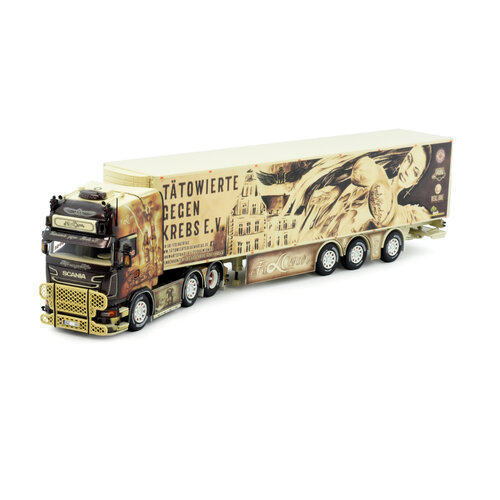 Tekno Tekno Scania R-serie Topline 6x2 met gestuurde koeloplegger Maik Terpe Tekno Tekno Scania R-serie Topline 6x2 met gestuurde koeloplegger Maik Terpe