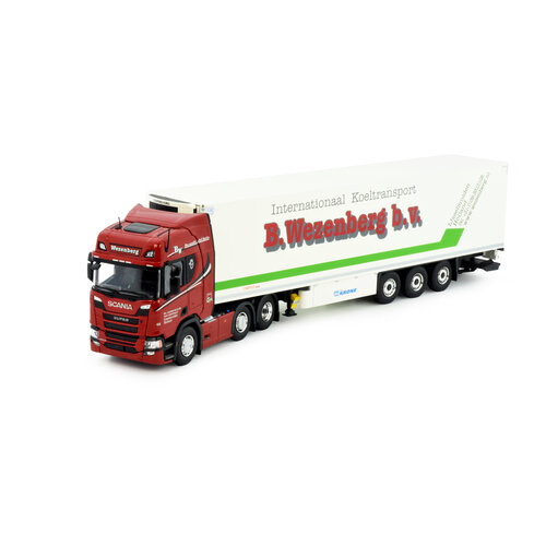 Tekno Tekno Scania Super Highline 6x2 met 3-assige koeloplegger B. Wezenberg Tekno Tekno Scania Super Highline 6x2 met 3-assige koeloplegger B. Wezenberg