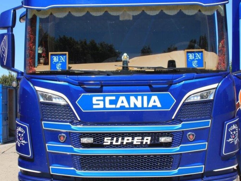 Tekno Tekno Scania next gen R-serie motorwagen met aanhanger BRIAN NIELSEN