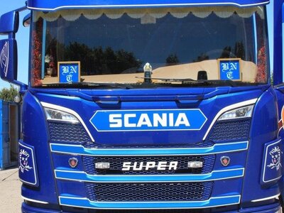 Tekno Tekno Scania next gen R-serie motorwagen met aanhanger BRIAN NIELSEN