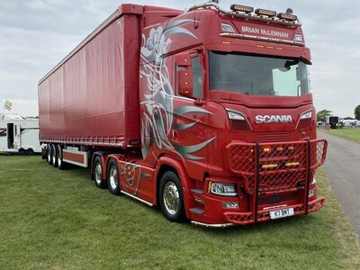 WSI WSI Scania S660 6x2 with 3-axle curtainside trailer MACLENNAN PETERHEAD SCOTLAND