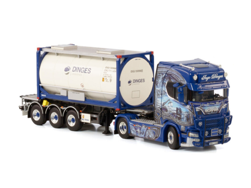 WSI WSI Scania S Highline + 3-axle container trailer for swopbody + tankcontainer Ingo Dinges
