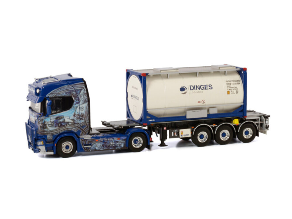 WSI WSI Scania S Highline + 3-axle container trailer for swopbody + tankcontainer Ingo Dinges