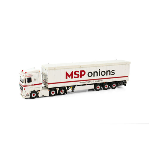 WSI WSI DAF 106XF SC 6x2 + 3-axle cargo floor trailer MSP Onions WSI WSI DAF 106XF SC 6x2 + 3-axle cargo floor trailer MSP Onions