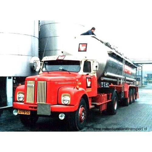 Tekno Tekno Scania Vabis with classic tanktrailer VERACHTERT