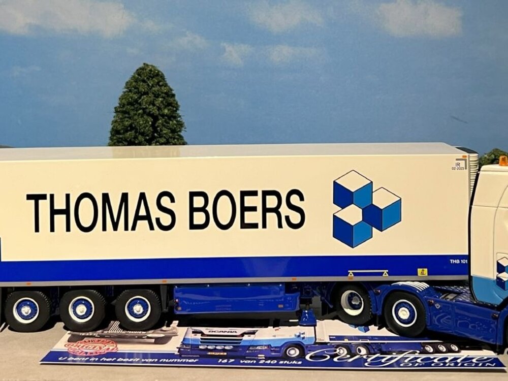 Tekno Tekno Scania S500 6x2 met 3-as koeloplegger THOMAS BOERS