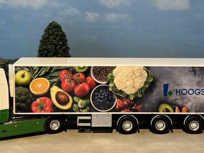 Tekno Scania next Gen with Zamac 3-axle reefer trailer Hoogsteder / Dijco