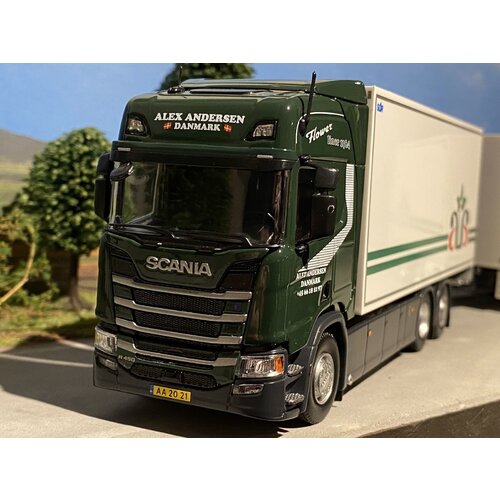 Tekno Tekno Scania Next Gen R-serie Highline motorwagen met 2-assige wipkar ALEX ANDERSEN Tekno Tekno Scania Next Gen R-serie Highline motorwagen met 2-assige wipkar ALEX ANDERSEN