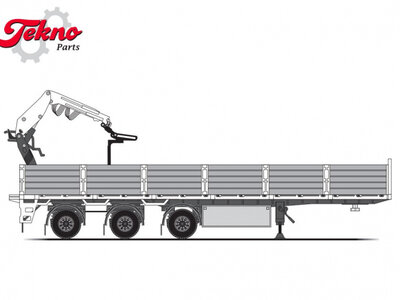 Tekno Tekno 3-axle stone trailer dual air trailer kit