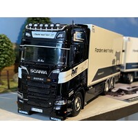 Tekno Scania Next Gen S580 Highline truck with trailer FLANDERS MEAT TRADING