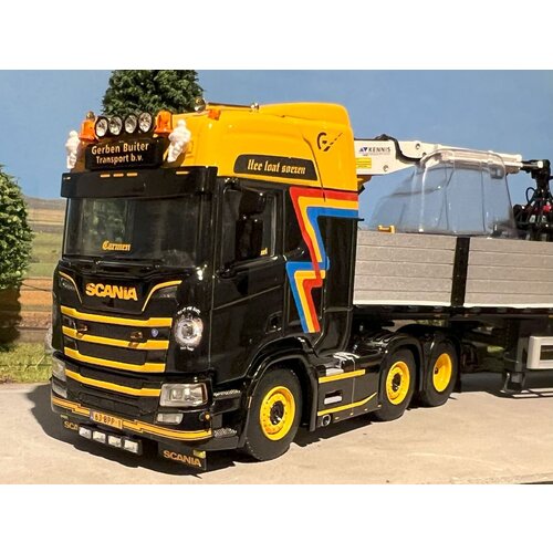WSI WSI Scania R Highline 6x2 + 3-assige stenenoplegger GERBEN BUITER WSI WSI Scania R Highline 6x2 + 3-assige stenenoplegger GERBEN BUITER