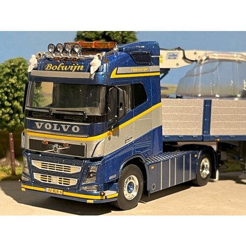 WSI WSI Volvo FH4 Glob. 4x2 + 4-assige stenenoplegger BOLWIJN