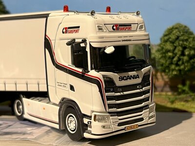 WSI WSI Scania S Highline 4x2 with 3-axle curtainside trailer CORNÉ TIMMER TRANSPORT