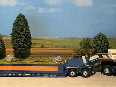 WSI WSI Volvo FH4 Globetrotter 8x4 with 4-axle lowloader + 2-axle dolly  van Wijgerden