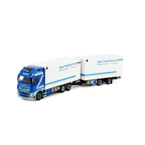 Tekno Tekno Volvo FH04 Globetrotter XL rigid truck with 2-axle trailer DEIJ Transport