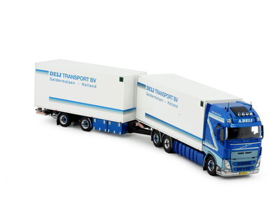 Tekno Tekno Volvo FH04 Globetrotter XL met 2-assige wipkar DEIJ Transport