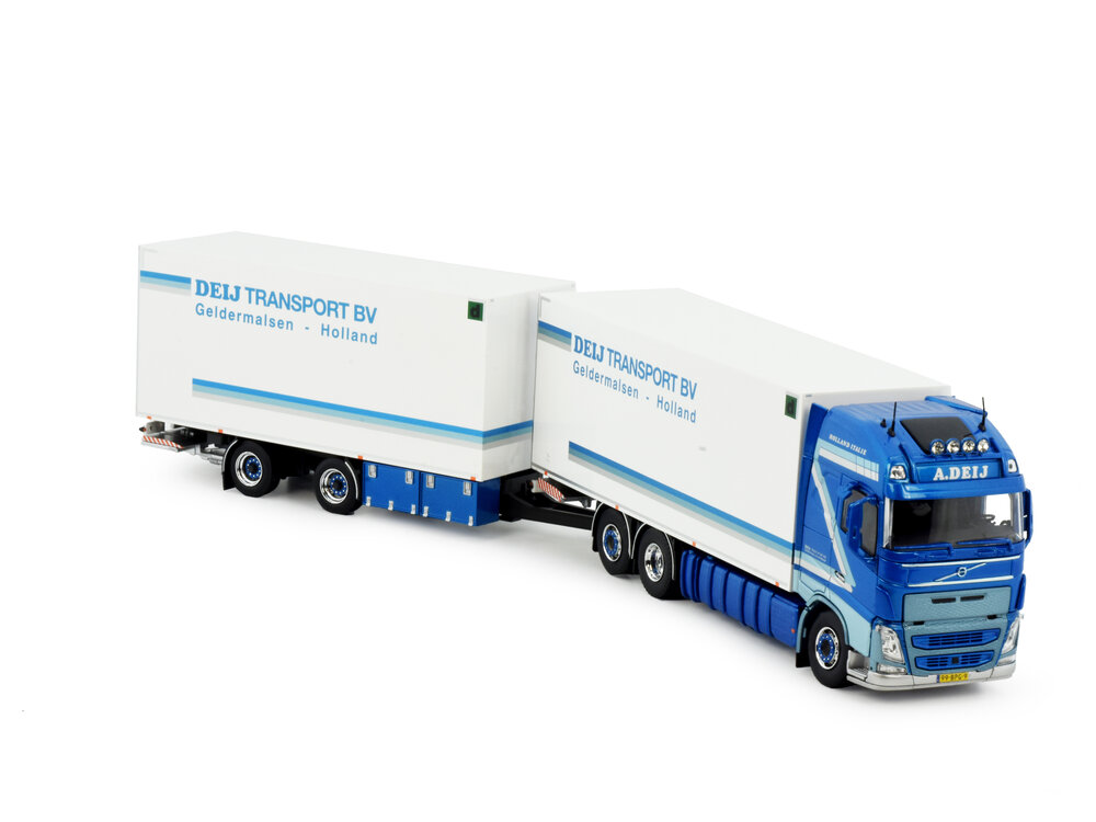 Tekno Tekno Volvo FH04 Globetrotter XL met 2-assige wipkar DEIJ Transport