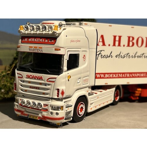 Tekno Tekno Scania R Topline met 3-as koeloplegger BOEKEMA Tekno Tekno Scania R Topline met 3-as koeloplegger BOEKEMA
