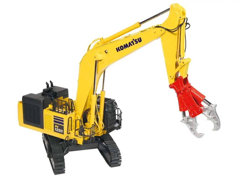 NZG KOMATSU PC1250-11 Excavator with demolition equipment -  Miniatuurshop.com