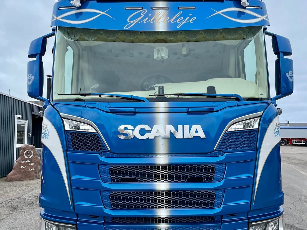 Scania truck front semi truck automobile transportation transport