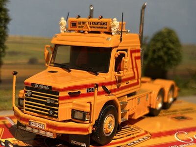 Tekno Tekno Scania 2-serie Torpedo 6x2 Truck & Kranjanst AB