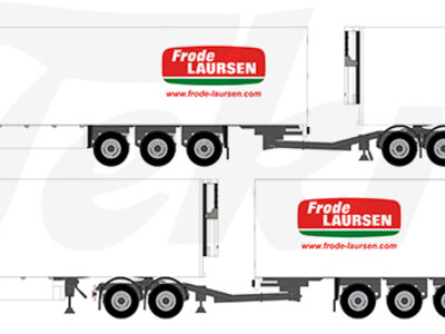 Tekno Scania Next Gen S-serie Highline met 2 x 13.60 trailer FRODE LAURSEN