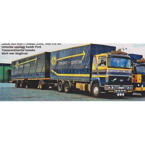 Tekno Tekno Ford Transcontinental rigid truck with trailer ASG