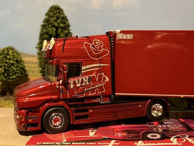 Tekno Scania Torpedo Topline  4x2 with reefer trailer TVX