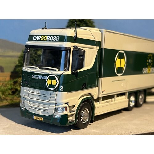 Tekno Tekno Scania S Highline motorwagen met wipkar CARGOBOSS