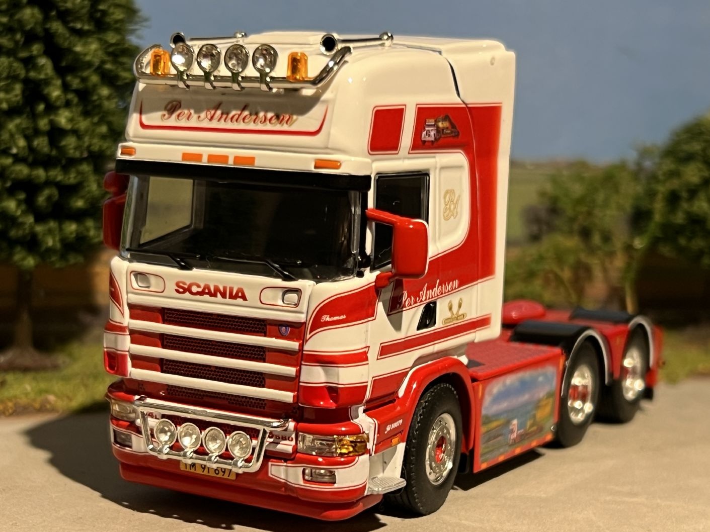 WSI Scania 164L R4 Topline 6x2 PER ANDERSEN - Miniatuurshop.com