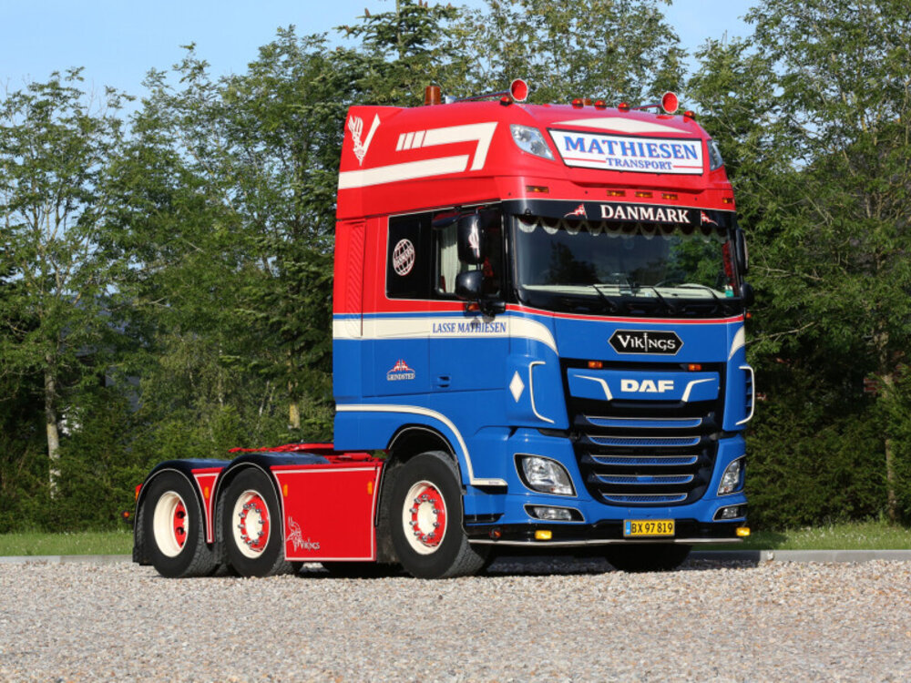 WSI WSI DAF XF Super Space Cab 6x2 twin steer LASSE MATHIESEN