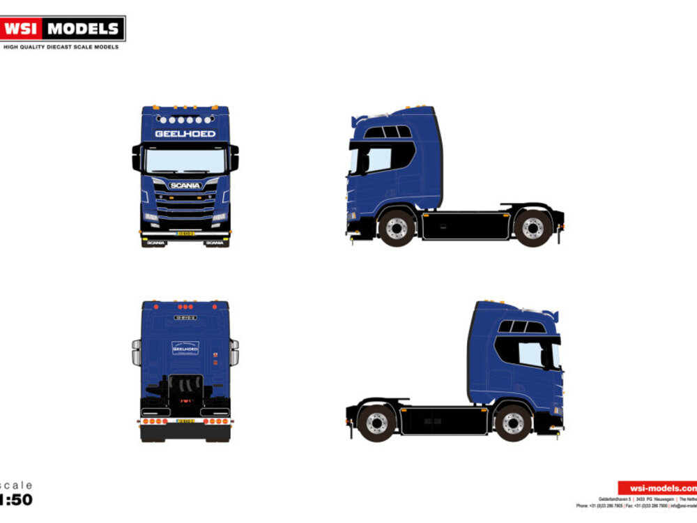 WSI WSI Scania R Highline 4x2 GEELHOED