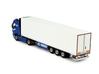 Tekno Tekno Volvo FH5 Globetrotter 4x2 met 3-assige koeltrailer LELIEVELD