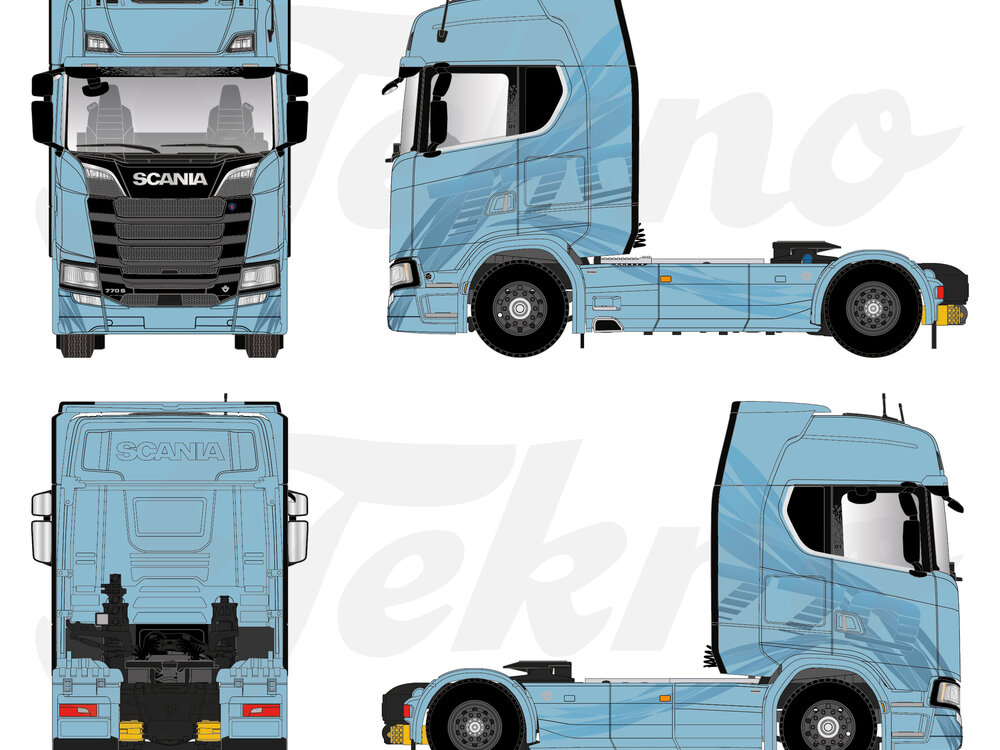 Tekno Tekno Scania Next Gen Highline 770S 4x2 SCANIA FROST