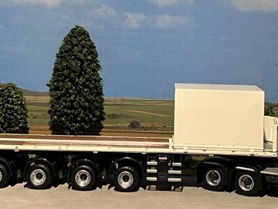 IMC IMC Mercedes Arocs streamspace 6x4 with Nooteboom 6-axle ballast trailer + 10ft. cont. AERTSSEN