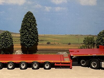 IMC IMC Mercedes Arocs StreamSpace 6x4 with Nooteboom 7-axle MCO semi lowloader SCHOLPP