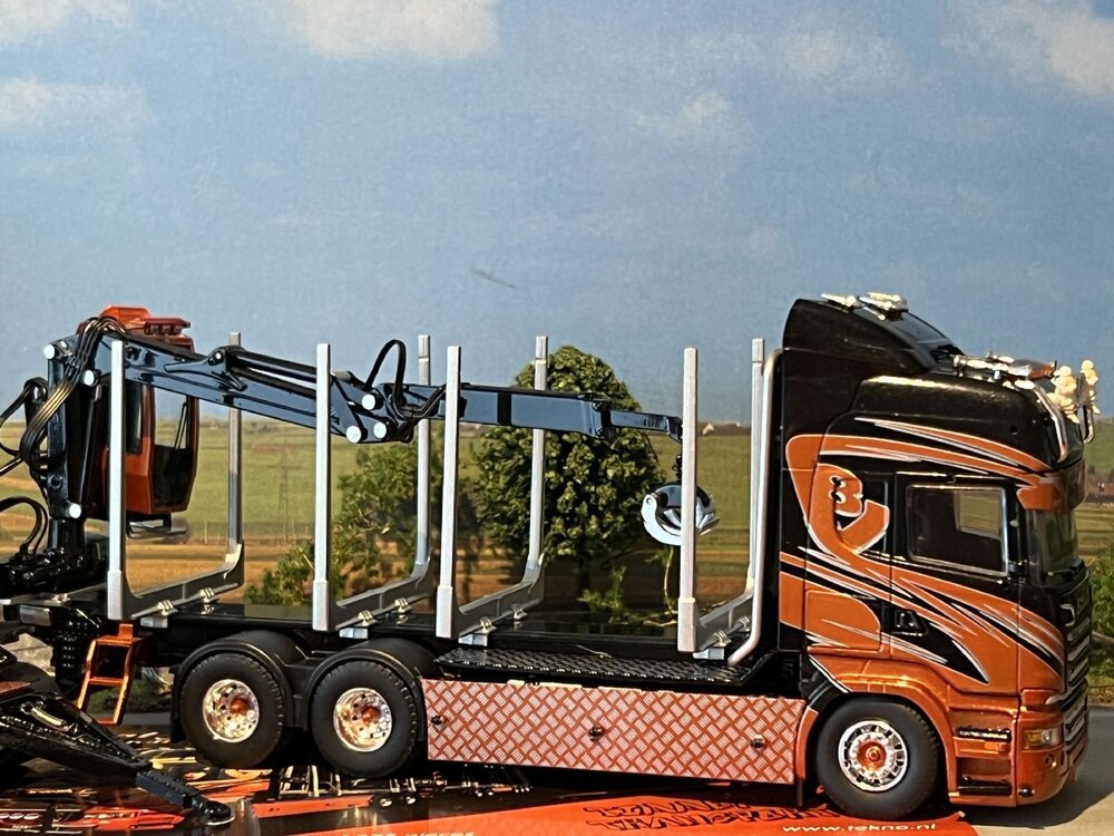 Tekno Tekno Scania R730 topline Swedish wood combination TIMMERLINE