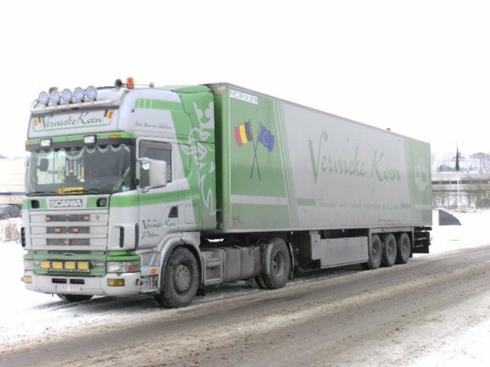 WSI WSI Scania R4 Topline 4x2 Reefer trailer  KOEN VERKEAKE