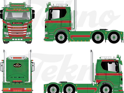 Tekno Tekno Scania Next Gen 6x2 tractor NITTEBERG