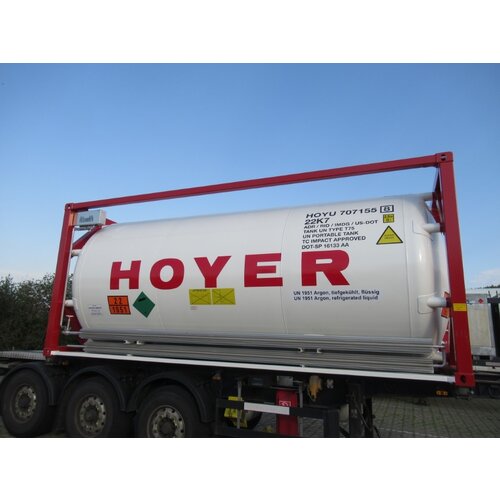 Tekno Tekno single 20ft (resin) Gascontainer HOYER