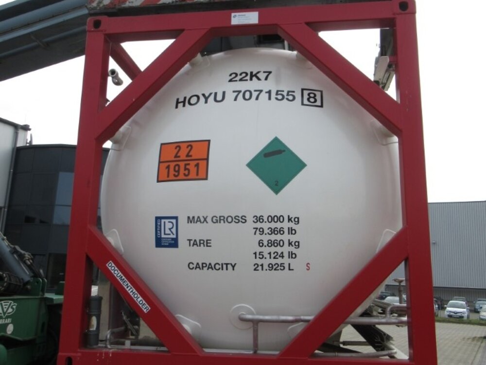 Tekno Tekno losse 20ft (resin) Gascontainer HOYER
