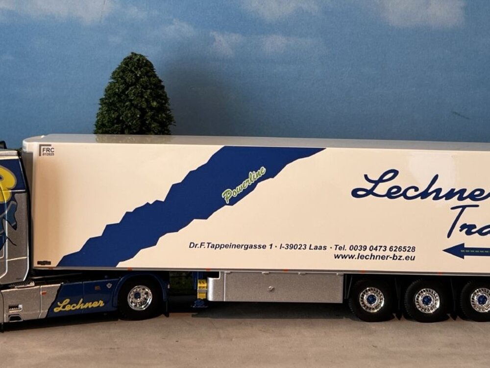 Tekno Tekno Scania Next Gen S730 Highline 4x2 met 3-as koeltrailer LECHNER