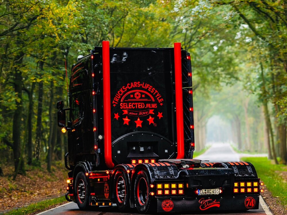 Tekno Tekno Scania R Streamline Topline 6x2 SCHULZE - DER EMSLANDER