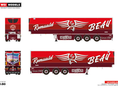 WSI WSI 3-axle Reefer trailer TRANSPORT BEAU (CHEREAU)