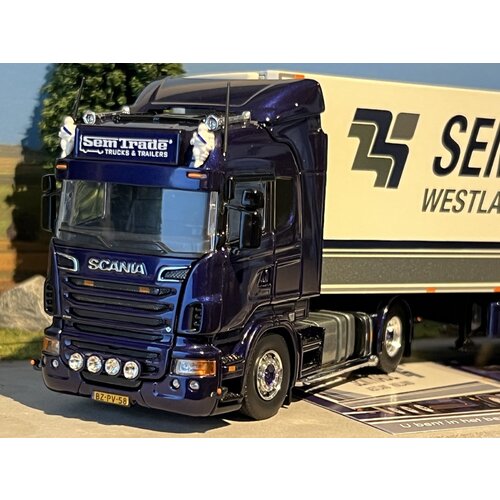 Tekno Tekno Scania R500-V8 Highline 4x2 met 3-assige koeloplegger SEMTRADE