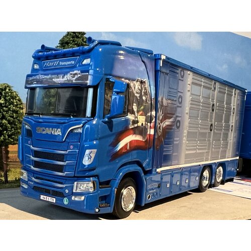 WSI WSI Scania S highline 6x2 tag axle livestock combi HERBERT HARTL