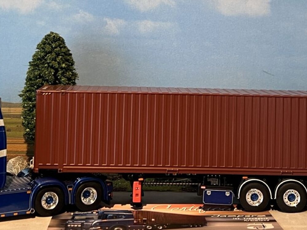 WSI WSI Scania R Highline 6x2 + 3-axle container trailer + 40ft. container JASPERS