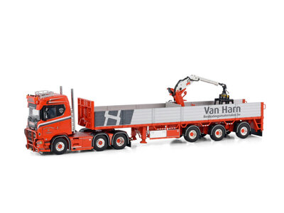 WSI WSI Scania S Normal 6x2 met 3-as stenen oplegger WERNSEN Transport