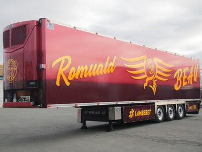 WSI WSI 3-axle Reefer trailer TRANSPORT BEAU (LAMBERET)